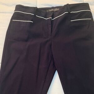 The Limited Navy Blue Pants with White Trim